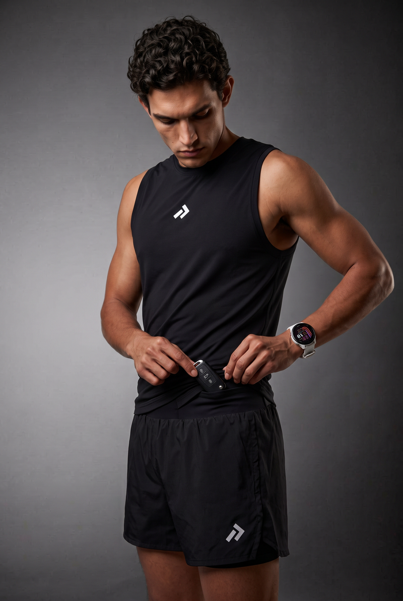 360 Pocket Belt Running Shorts