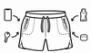 360° Pocket Waistband with 4 secure pockets